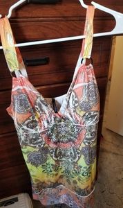 Very bright dress tank top